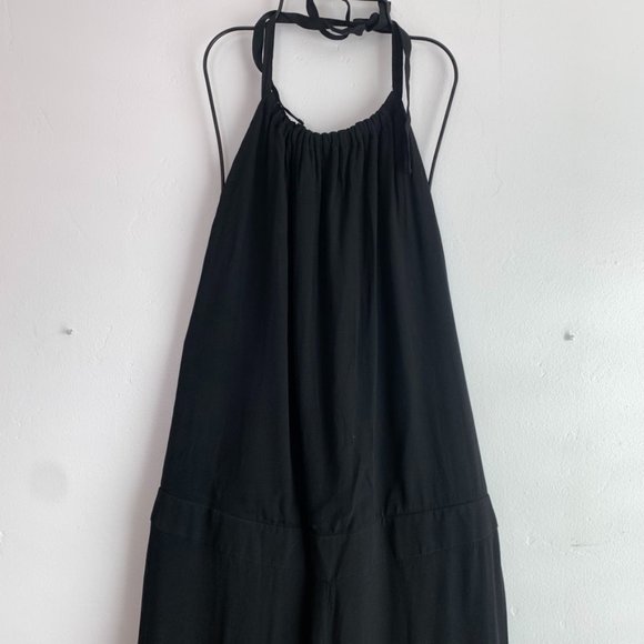 NWT Kling Black Halter Open Back Jumpsuit - Picture 5 of 8
